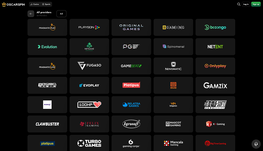 OscarSpin Casino - Grab the offer - 100% up to €1500 + 250 FS